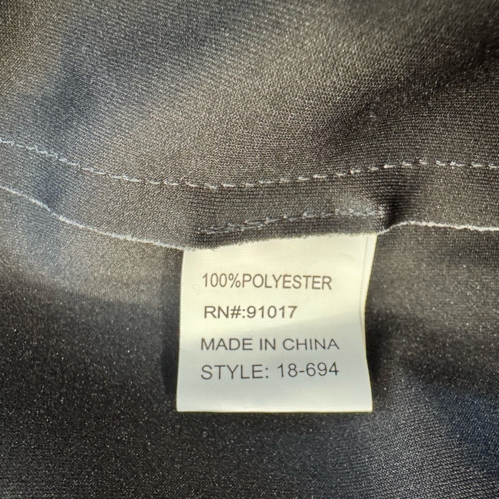 Solitaire Black and White Striped Detail Garment - Picture 7 of 8